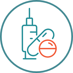 Syringe and Drug Icon